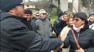 Sicurezza, protesta il Ponterotto, il vicequestore Riconi: "Risolveremo il problema entro due giorni"